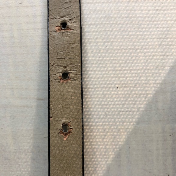 Talbots skinny black belt Small - Picture 5 of 5